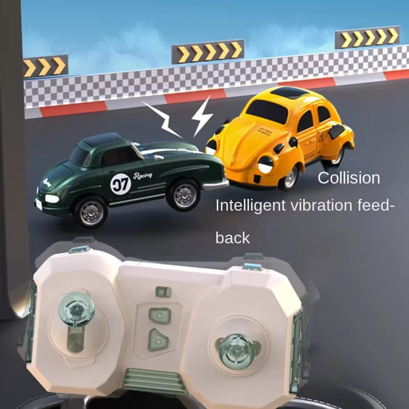 Mini RC Car with Detachable Camera - App-Controlled Racing Vehicle for Kids with Lights - Perfect Gift for Boys!
