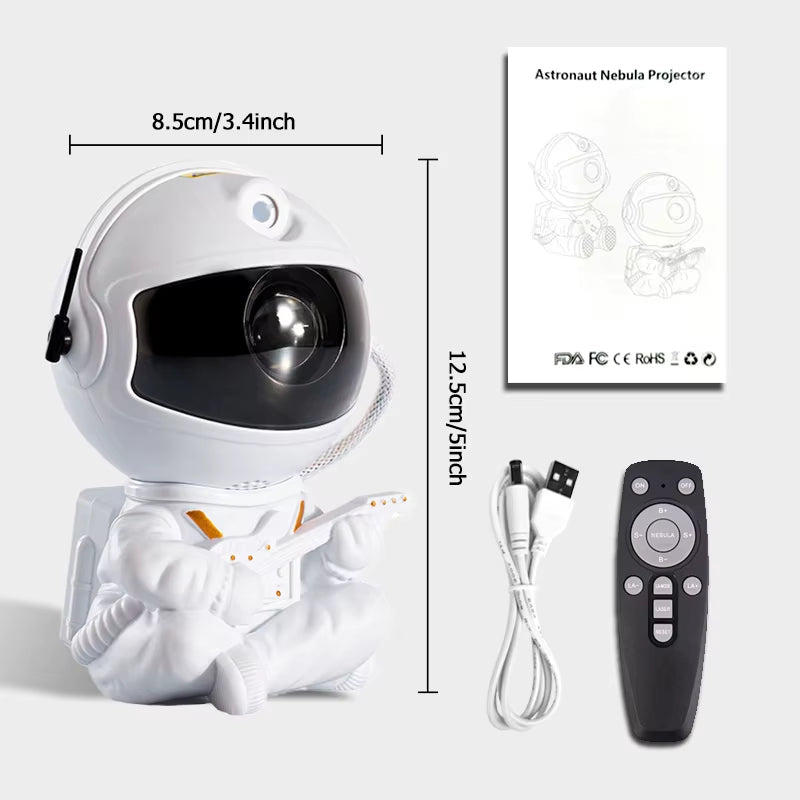 Transform Your Room with the Astronaut Star Projector - Magical Galaxy Night Light for Kids & Home Decor