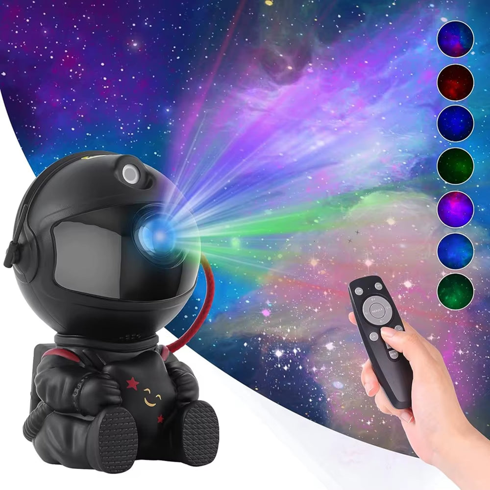 Transform Your Room with the Astronaut Star Projector - Magical Galaxy Night Light for Kids & Home Decor