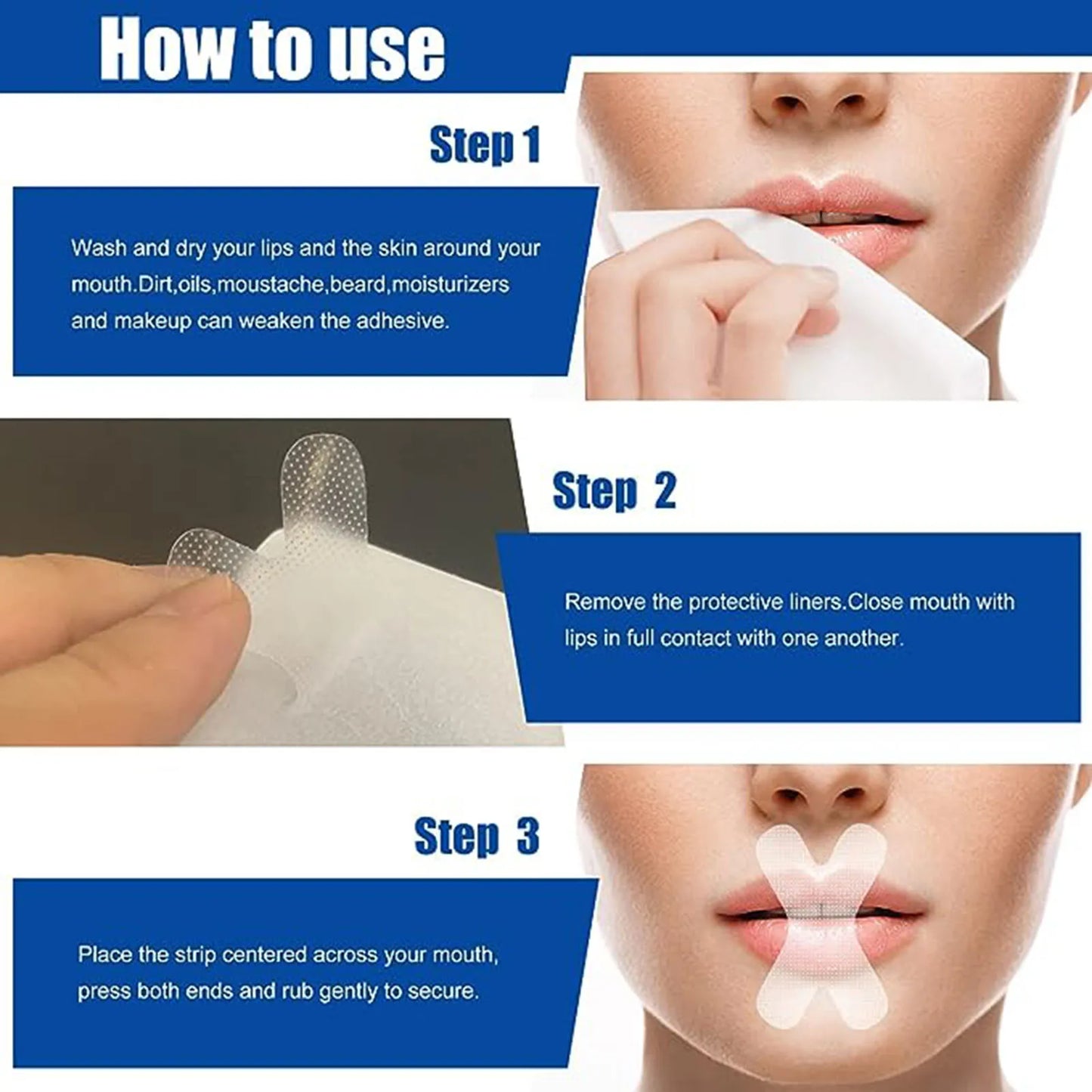 240PCS Anti-Snoring Mouth Tape & Nasal Strips - Sleep Better with Transparent Nose Patches & Mouth Guard Device