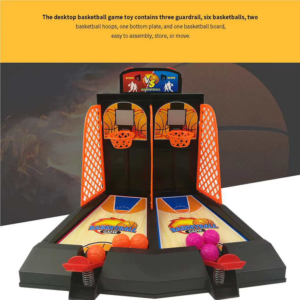 2-Player Desktop Basketball Game - Fun Indoor Shooting Toy for Kids and Family!