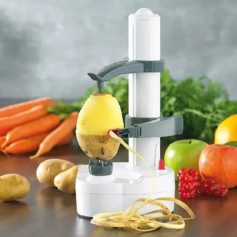 Electric Potato Peelers Automatic Rotating Apple Peeler Lemon Peeling Machine Automatic Fruits Vegetables Kitchen Peeling Tool
