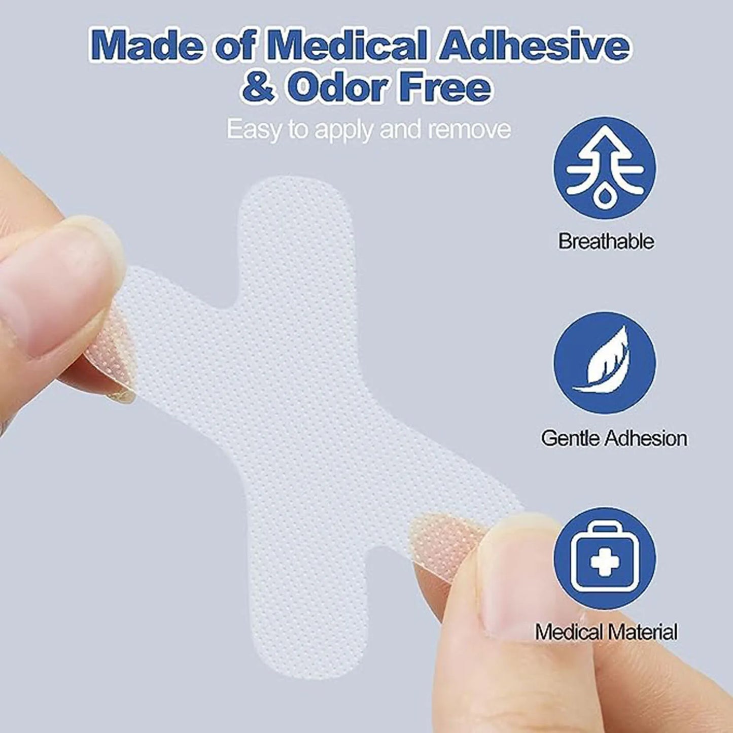 240PCS Anti-Snoring Mouth Tape & Nasal Strips - Sleep Better with Transparent Nose Patches & Mouth Guard Device