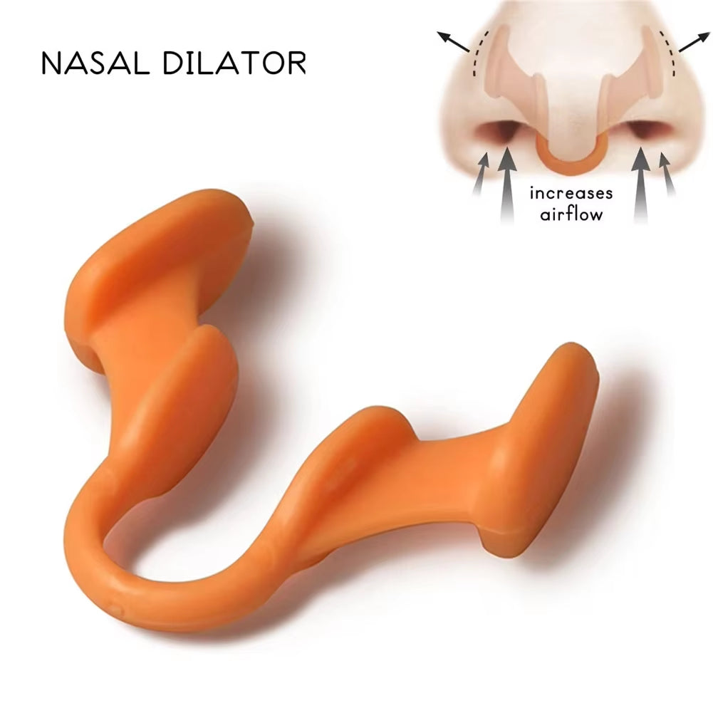 Silicone Nose Clip - Stop Snoring Aid for Better Sleep & Easy Breathing