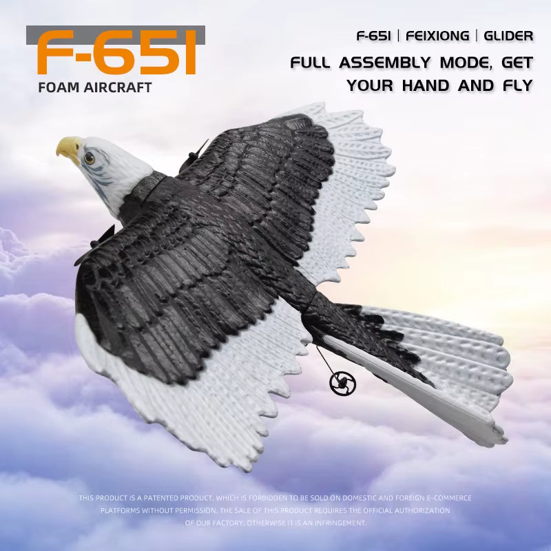 RC Foam Plane 405Mm Simulation Wingspan Eagle Aircraft 2.4G Radio Control Remote Control Glider Airplane Toys for Children Boys