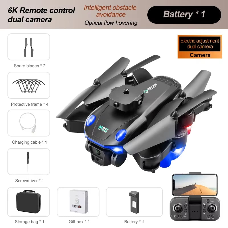 M2S Uav Optical Flow Positioning Aerial Photography Quadcopter Dual Camera Obstacle Avoidance Remote Control Aircraft Adult Gift