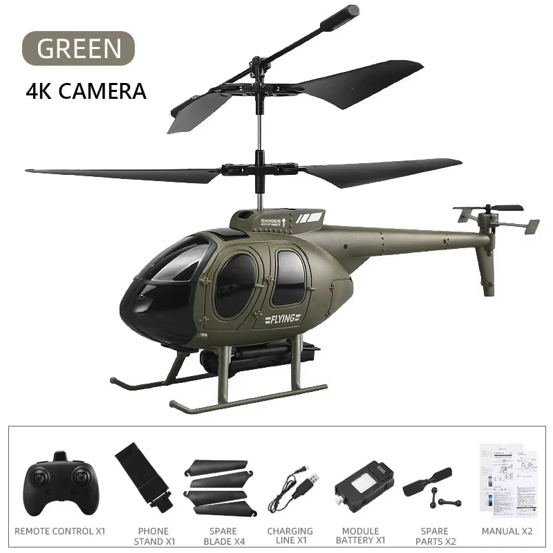 6CH 2.4G Remote Control Helicopter Remote Control Toy Drop-Resistant RC Plane Wireless Aircraft Toys for Boys Children Xmas Gift