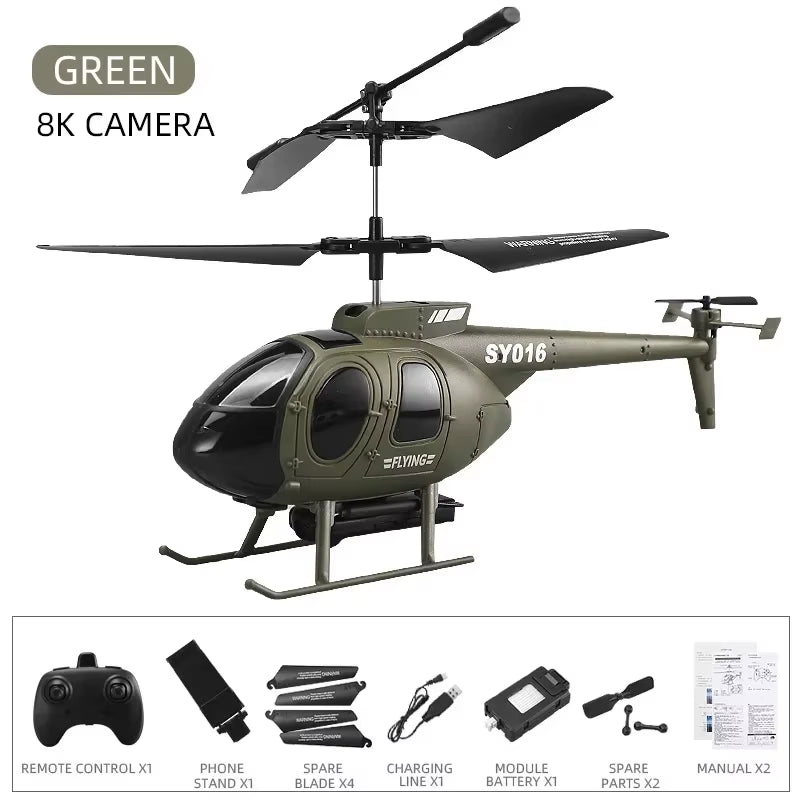 6-Kanal 2,4G Fernsteuerbarer Hubschrauber – Stoßfestes RC Flugzeug-Spielzeug, kabelloses Fluggerät für Jungen und Kinder, ideales Weihnachtsgeschenk