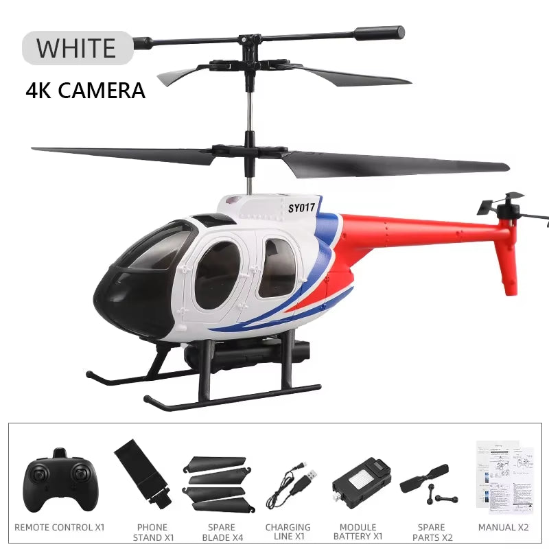 6CH 2.4G Remote Control Helicopter Remote Control Toy Drop-Resistant RC Plane Wireless Aircraft Toys for Boys Children Xmas Gift