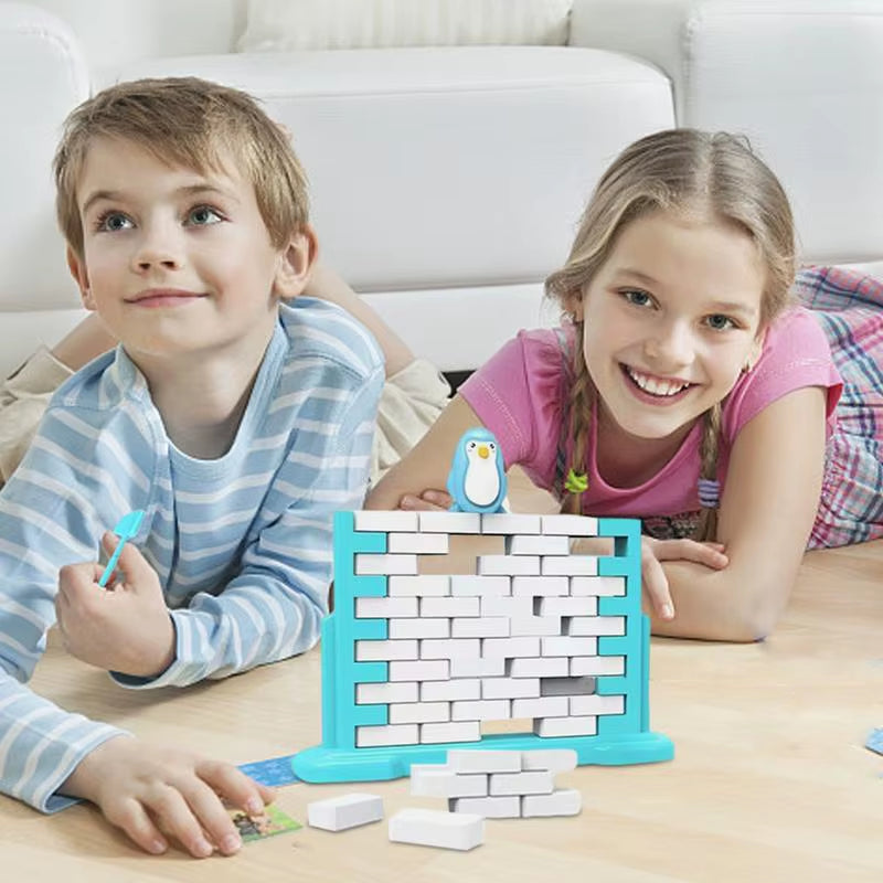 Ultimate Party Stacking Brick Games - Fun Parent-Child Interaction Toy for Kids - Perfect for Home and Travel!
