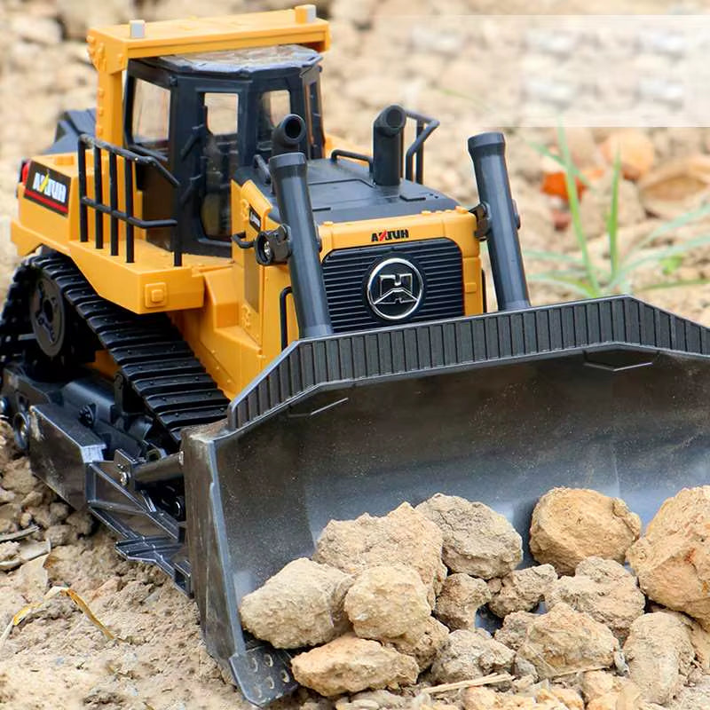 8-Kanal Ferngesteuerter Bulldozer – Perfektes Geschenk für Jungs & kleine Baustellenfans!