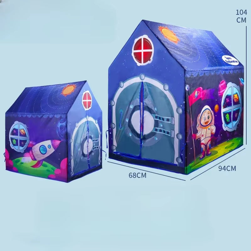 Children's Large Folding Play Tent for Indoor and Outdoor Use - Ideal Playhouse Gift for Boys and Girls