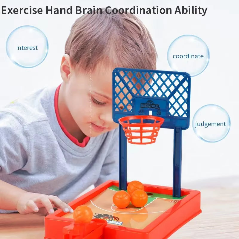 Portable Mini Basketball Game Set - Fun for Travel, Office, and Indoor/Outdoor Play!