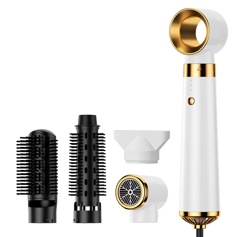 Ks-Q7 Multi-Purpose Hot Air Comb with 5 Versatile Functions for Effortless Styling