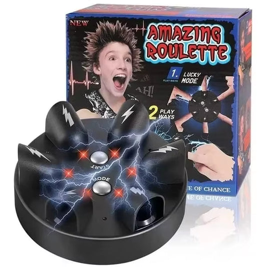 Shock Roulette: Exciting Finger Heartbeat Lie Detector Game for Thrilling Party Fun!