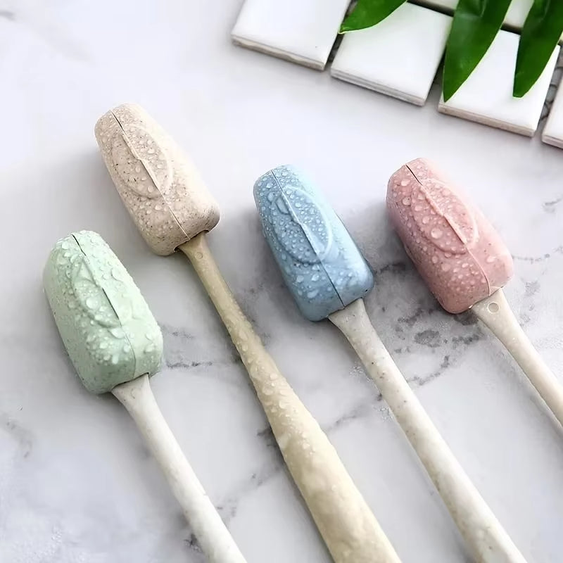 Portable Toothbrush Cover Set - 4 Pcs Hygiene Protector for Travel and Outdoor Use