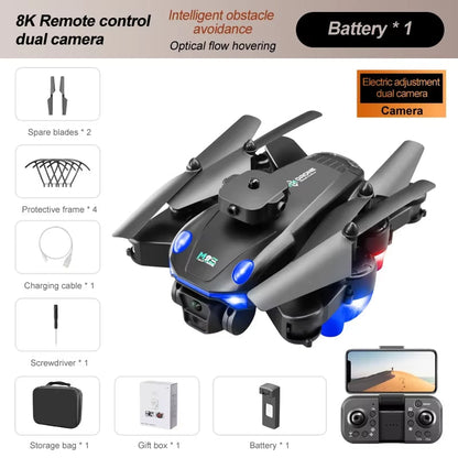 M2S Uav Optical Flow Positioning Aerial Photography Quadcopter Dual Camera Obstacle Avoidance Remote Control Aircraft Adult Gift