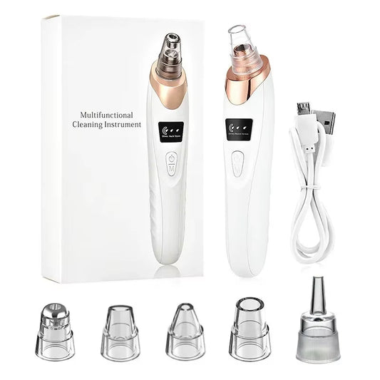 Ultimate Electric Blackhead Remover - Boost Your Skin's Glow with Powerful Suction and Exfoliation!
