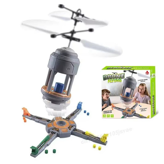 Novelty Escape Board Game with Drone inside the Pack for 2-4 Players Fun Flying Drone Table Game Snap the Drone Family Game Gift