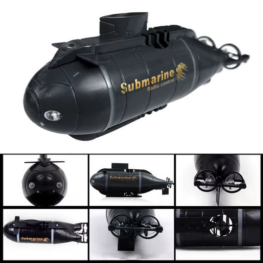 Mini RC Submarine Electric Speed Boat Remote Control Drone Pigboat Simulation Diving Model High Speed Race Gift Toy Kids Child