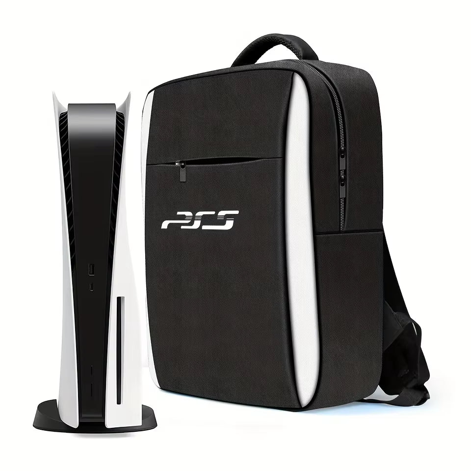 Travel Backpack for PS5 Console, Accessories, Protective Carrying Case Storage Bag Compatible with Sony Playstation 5 Console