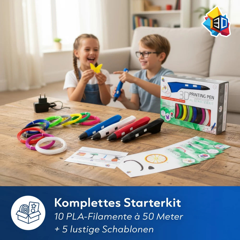 3D Stift Anfängerpaket - Weiß