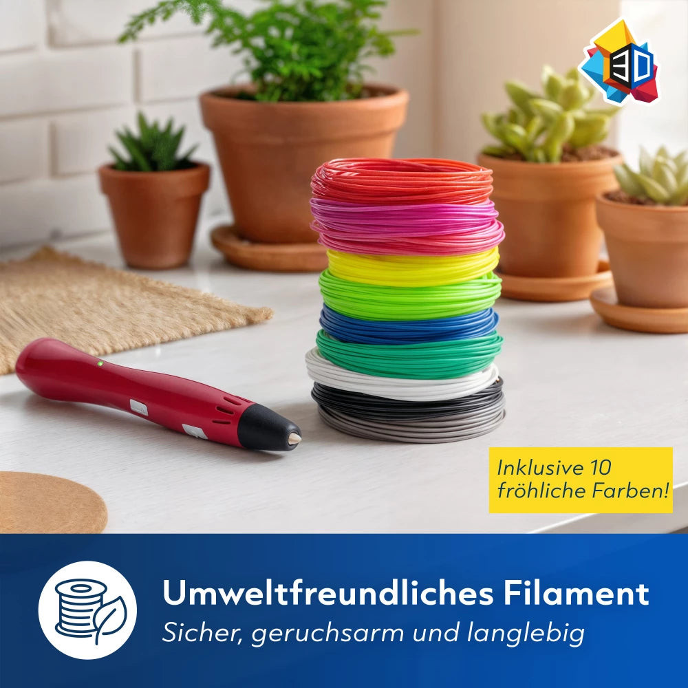 3D Stift Anfängerpaket - Weiß