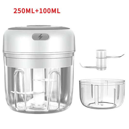 100Ml/250Ml Manual Meat Mincer Garlic Chopper Rotate Garlic Press Crusher Vegetable Onion Cutter Kitchen Cooking Accessories