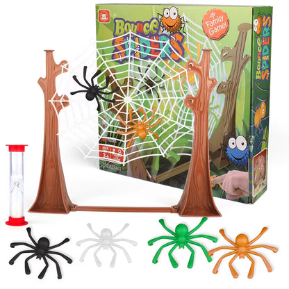 Family Party Bouncing Spider Desktop Board Games Kids Adult Entertainment Game Children'S Table Spider Web Birthday Gifts Toy