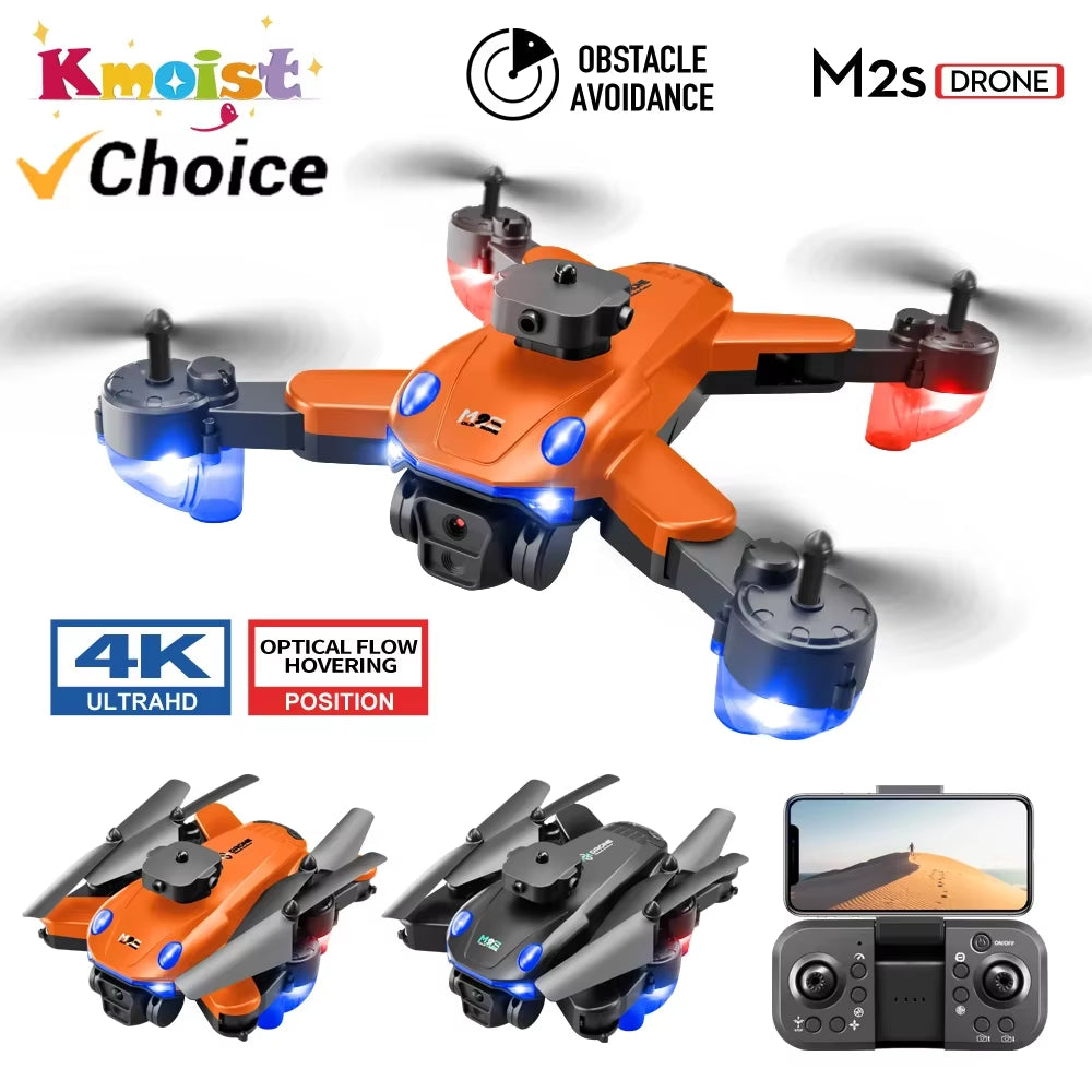 M2S Uav Optical Flow Positioning Aerial Photography Quadcopter Dual Camera Obstacle Avoidance Remote Control Aircraft Adult Gift