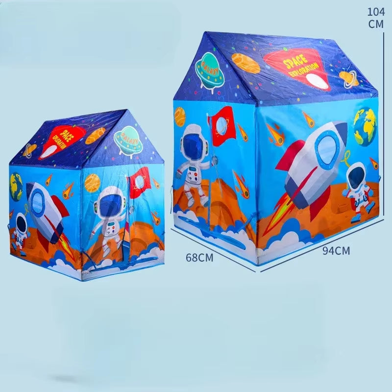 Children's Large Folding Play Tent for Indoor and Outdoor Use - Ideal Playhouse Gift for Boys and Girls