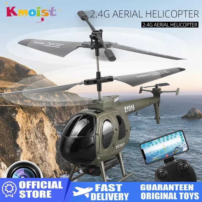 6CH 2.4G Remote Control Helicopter Remote Control Toy Drop-Resistant RC Plane Wireless Aircraft Toys for Boys Children Xmas Gift