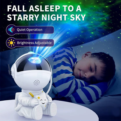 Transform Your Room with the Astronaut Star Projector - Magical Galaxy Night Light for Kids & Home Decor