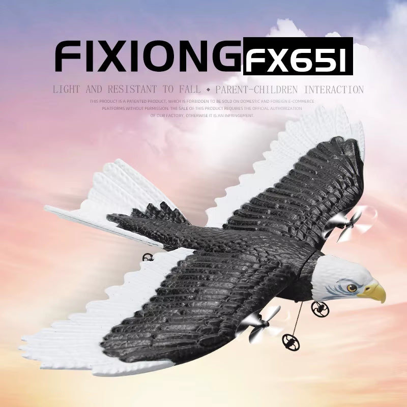 RC Foam Plane 405Mm Simulation Wingspan Eagle Aircraft 2.4G Radio Control Remote Control Glider Airplane Toys for Children Boys
