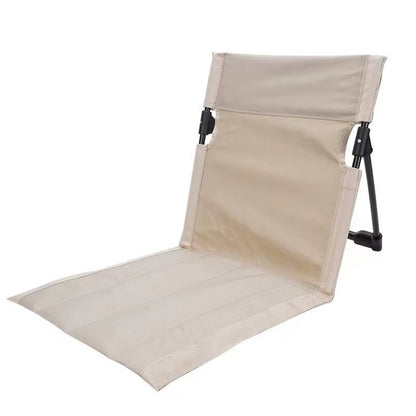 Foldable Outdoor Camping Chair with Backrest and Cushion for Garden, Park, and Beach Use