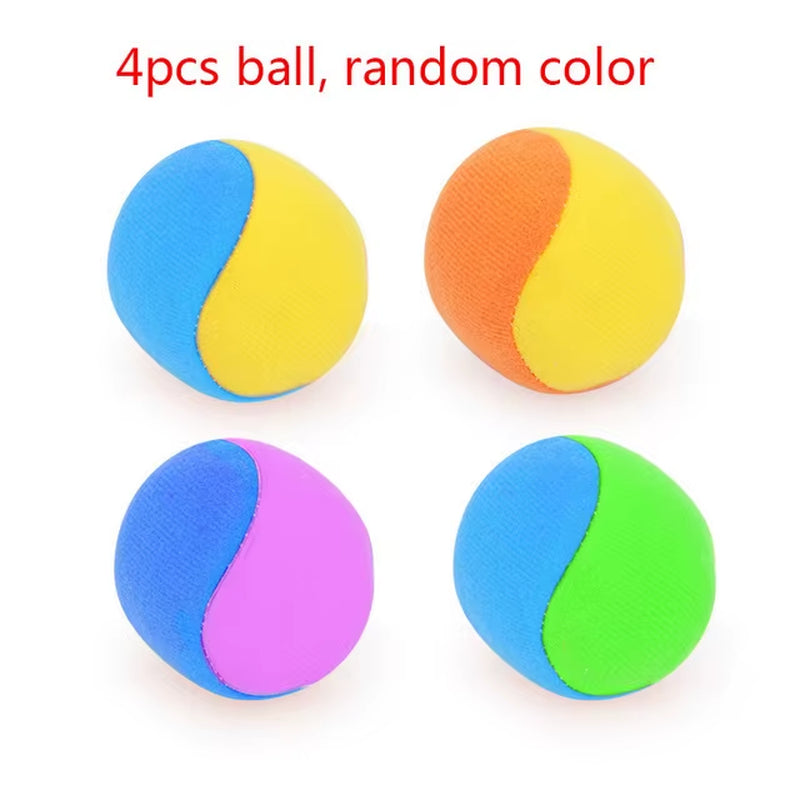 Outdoor Sport Game Props Vest Sticky Jersey Vest Game Vest Waistcoat with Sticky Ball Throwing Toys for Children Kids Sports Toy