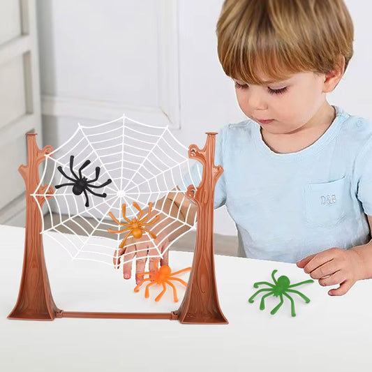 Family Party Bouncing Spider Desktop Board Games Kids Adult Entertainment Game Children'S Table Spider Web Birthday Gifts Toy