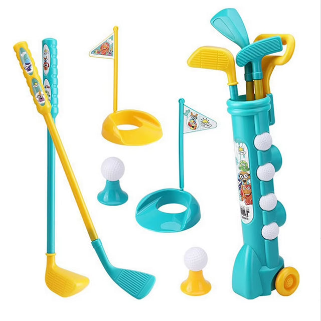 Golf-Schläger-Set für Eltern und Kinder – Pädagogisches Outdoor-Sportspielzeug für gemeinsame Aktivitäten
